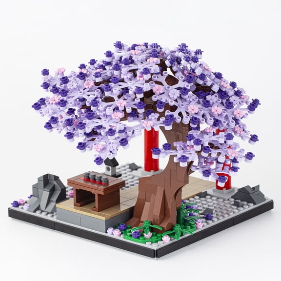 MOOXI Anime Demons Wisteria Flower Tree BrickHeadz Slayers Building Set,Creative Cute Building Blocks Children Kits,Gifts for Amime Fans(917pcs)
