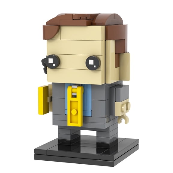 MOOXI Break Bad Saul Goodman Brickheadz Action Figures Building Set,Classic Creative Building Blocks Children Kit,Gifts for Kids(110pcs)