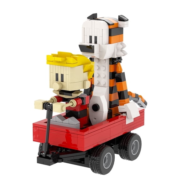 MOOXI Calvn Hobb Brickheadz Building Block Set,Classic Creative Building Blocks Children Kit,Gifts for Kids(439pcs)
