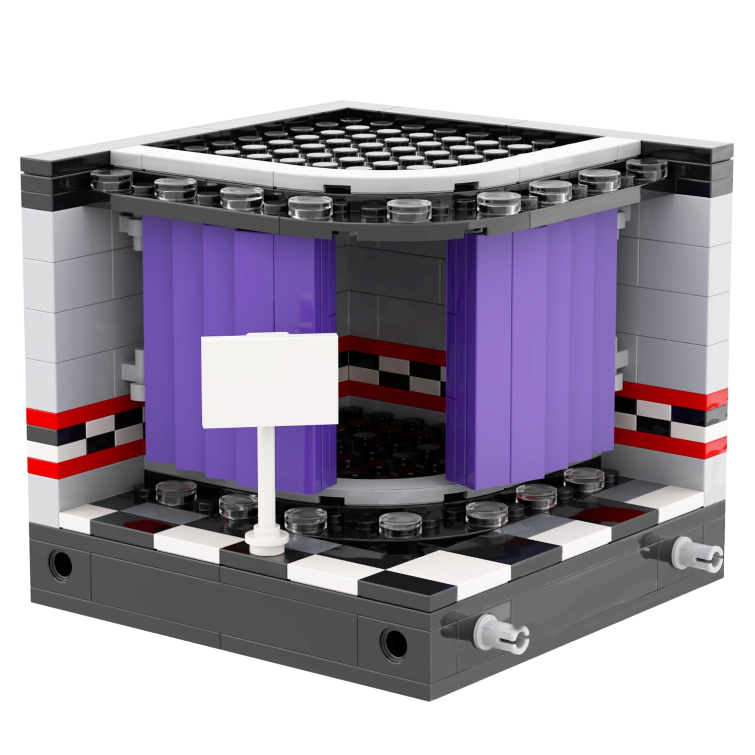 MOOXI FNAF Stage Building Set,Creative Cute Building Blocks Children Kits,Halloween Christmas for Kids(231pcs)