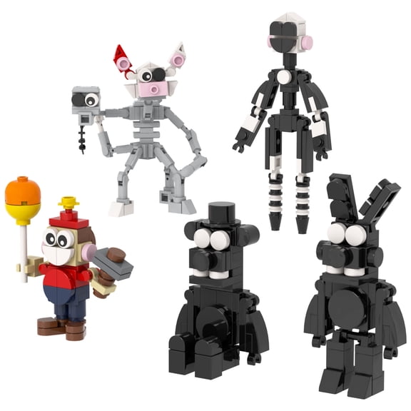 MOOXI Five Nights Bear Set Action Figures Building Blocks Toys,FNAF Classic Horror Game Building Set,Halloween Birthday Gifts for Boys and Girls(276pcs)