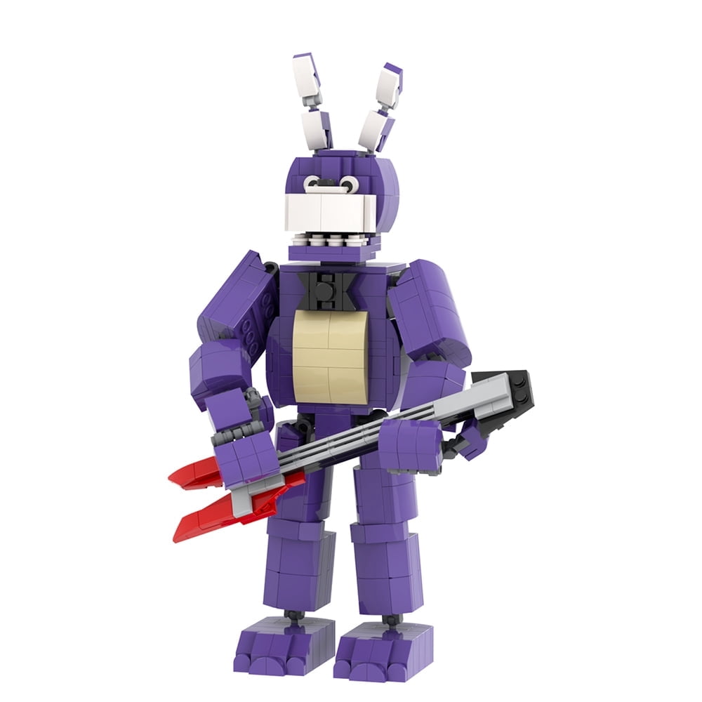 MOOXI Five Nights Bonnie Action Figures Building Blocks Toys,FNAF Classic Horror Game Building Set,Halloween Birthday Gifts for Boys and Girls(498pcs)