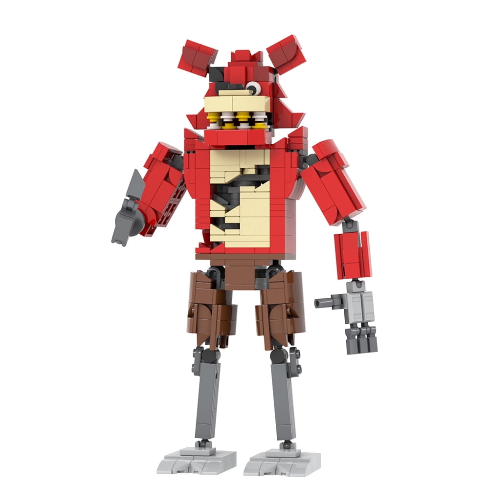 MOOXI Five Nights Foxy Action Figures Building Blocks Toys,FNAF Classic Horror Game Building Set,Halloween Birthday Gifts for Boys and Girls(476pcs)