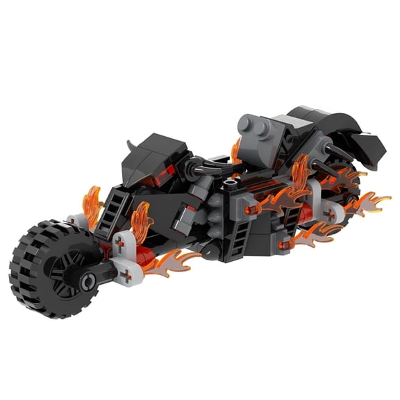 MOOXI Ghosts Motorcycle Building Set,Classic Creative Building Blocks Children Kit,Gifts for Kids(161pcs)
