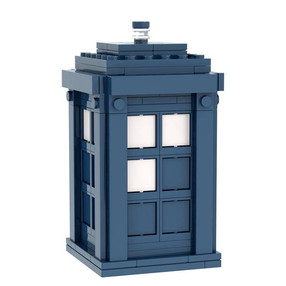 MOOXI Movie Doctor Telephone Booth Building Set,Creative Building Blocks Children Kits,Gift for Movie Fans(177pcs)
