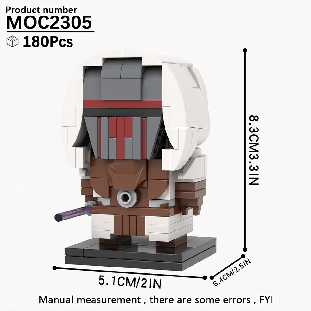 MOOXI Model Series BrickHeadsed Set MOC Bricks Action Figure Model ...