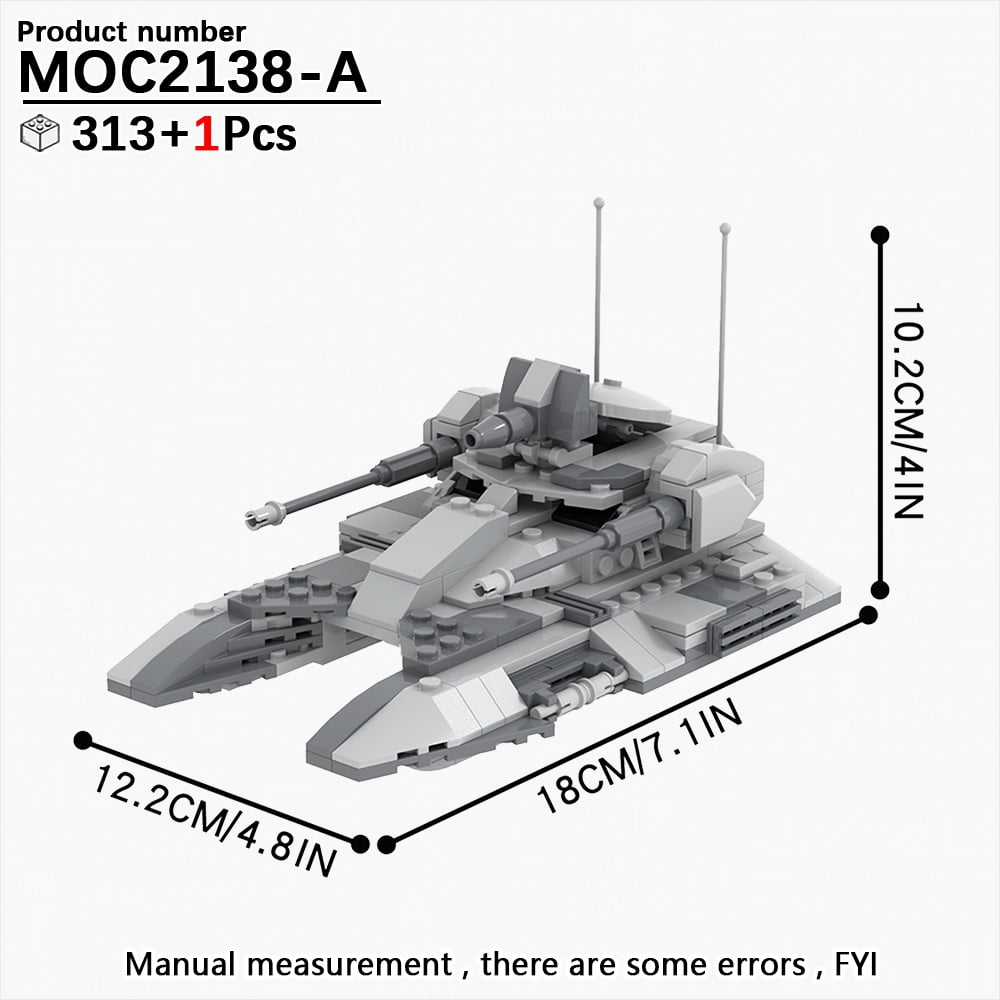 MOOXI Most Complete Space War Tank Personnel Carriers Adult Building ...