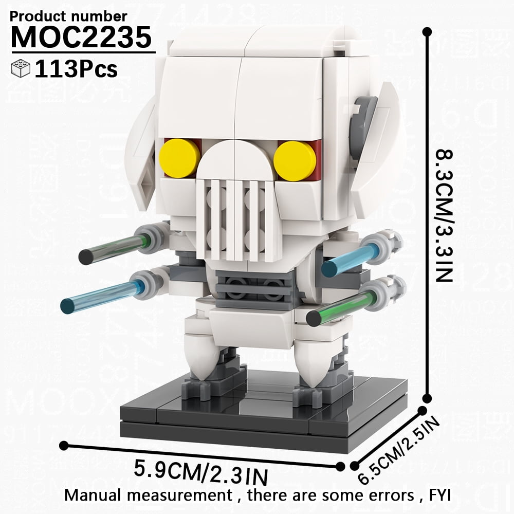 MOOXI Movie Space Wars Robot Serie MOC Model Brick DIY Diorama Adult ...