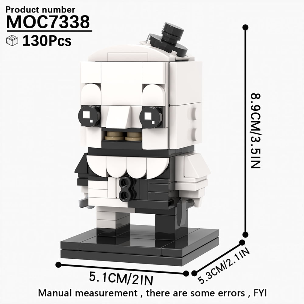 MOOXI New Halloween Horror Movie Games BrickHeadzed Children Toy MOC ...