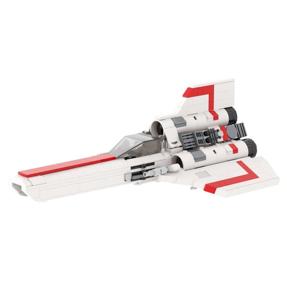 MOOXI Colonial Viper MK1 Building Sets,Space Combat Spaceship Toy Collection Model Kits(596pcs)