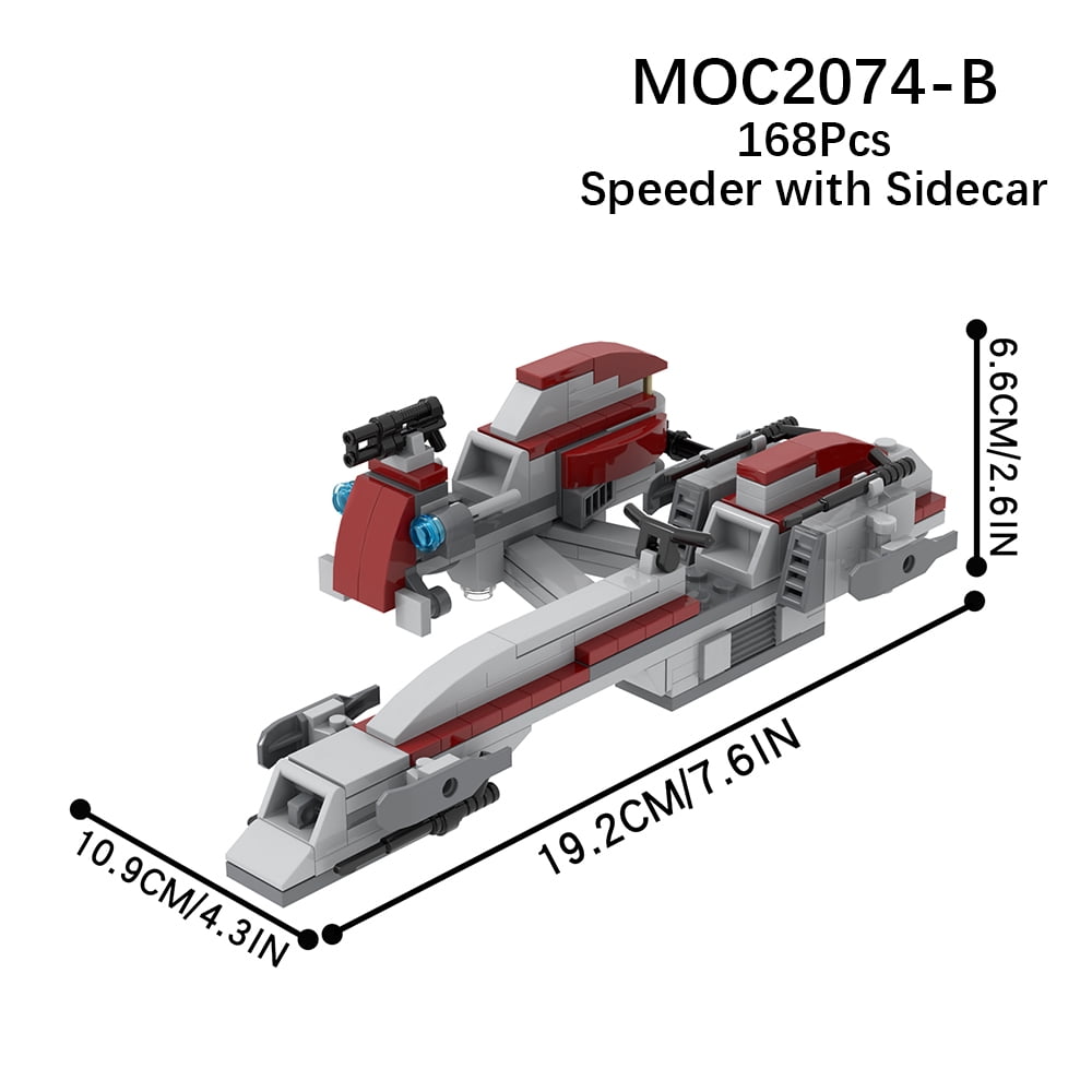 MOOXI Space Wars Series Robot Model MOC Brick DIY Diorama Adult ...