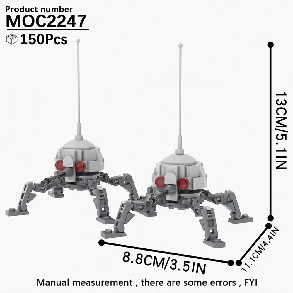 MOOXI Space Wars Series Robot Model MOC Brick DIY Diorama Adult ...