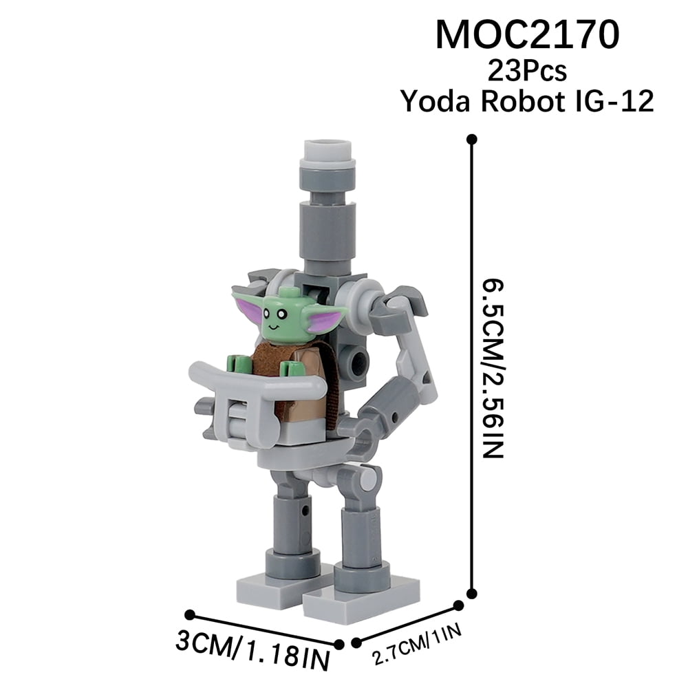 MOOXI Space Wars Series Robot Model MOC Brick DIY Diorama Adult ...