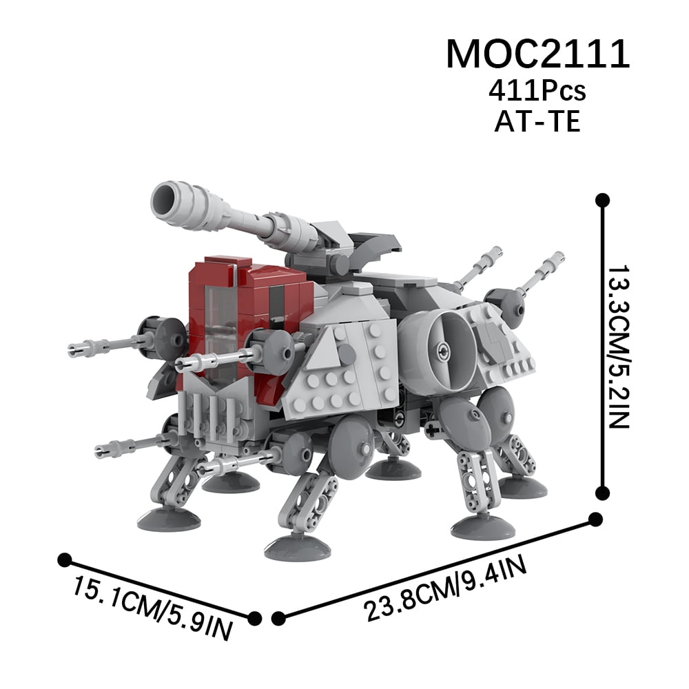 MOOXI Space Wars Walking Machine Model MOC Bricks DIY Diorama Adult ...