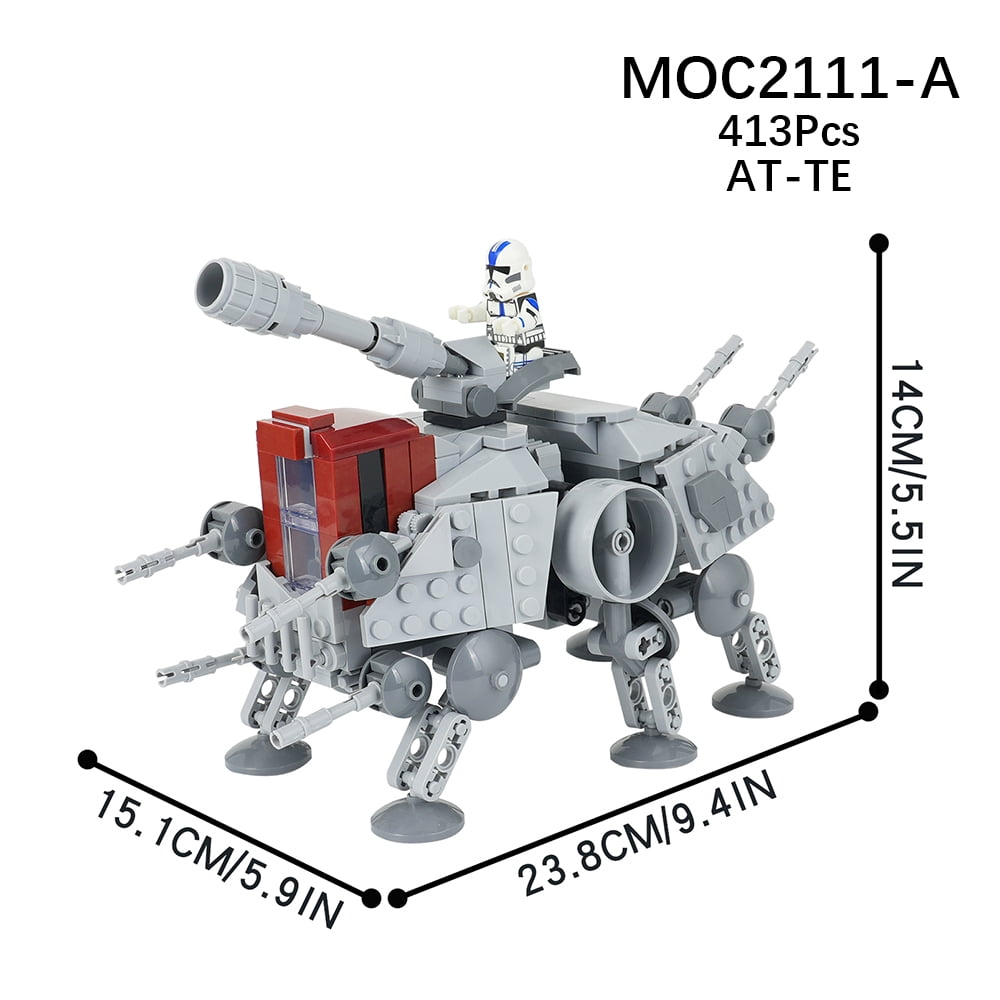 MOOXI Space Wars Walking Machine Model MOC Bricks DIY Diorama Adult ...