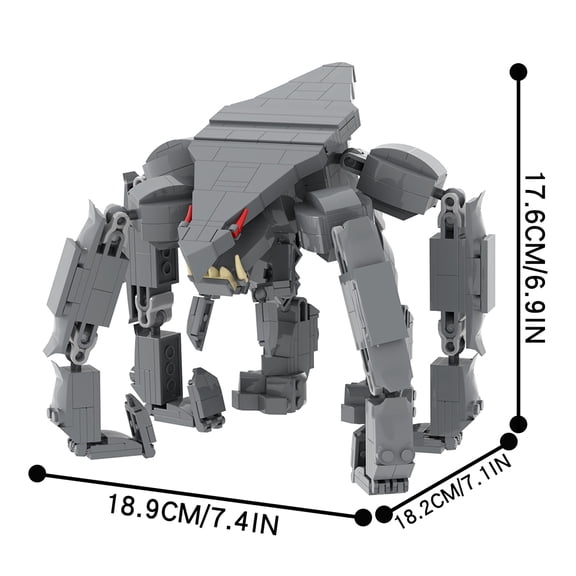 MOOXI Variety Movie Monster Character DIY Diorama Assembly Model Kit For Adults Building Blocks Set Children Toy MOC Bricks Gift