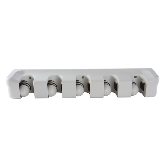 MOP HOLDER 5POSITION WHT