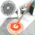 thumbnail image 1 of MOP replacement cloth single head car wash Che Nier flat mop sunflower replacement cloth. Can rotate 180 degrees.Used for cleaning bathtub, toilet surface and backrest, glass, ceiling, etc.11 in, 1 of 9