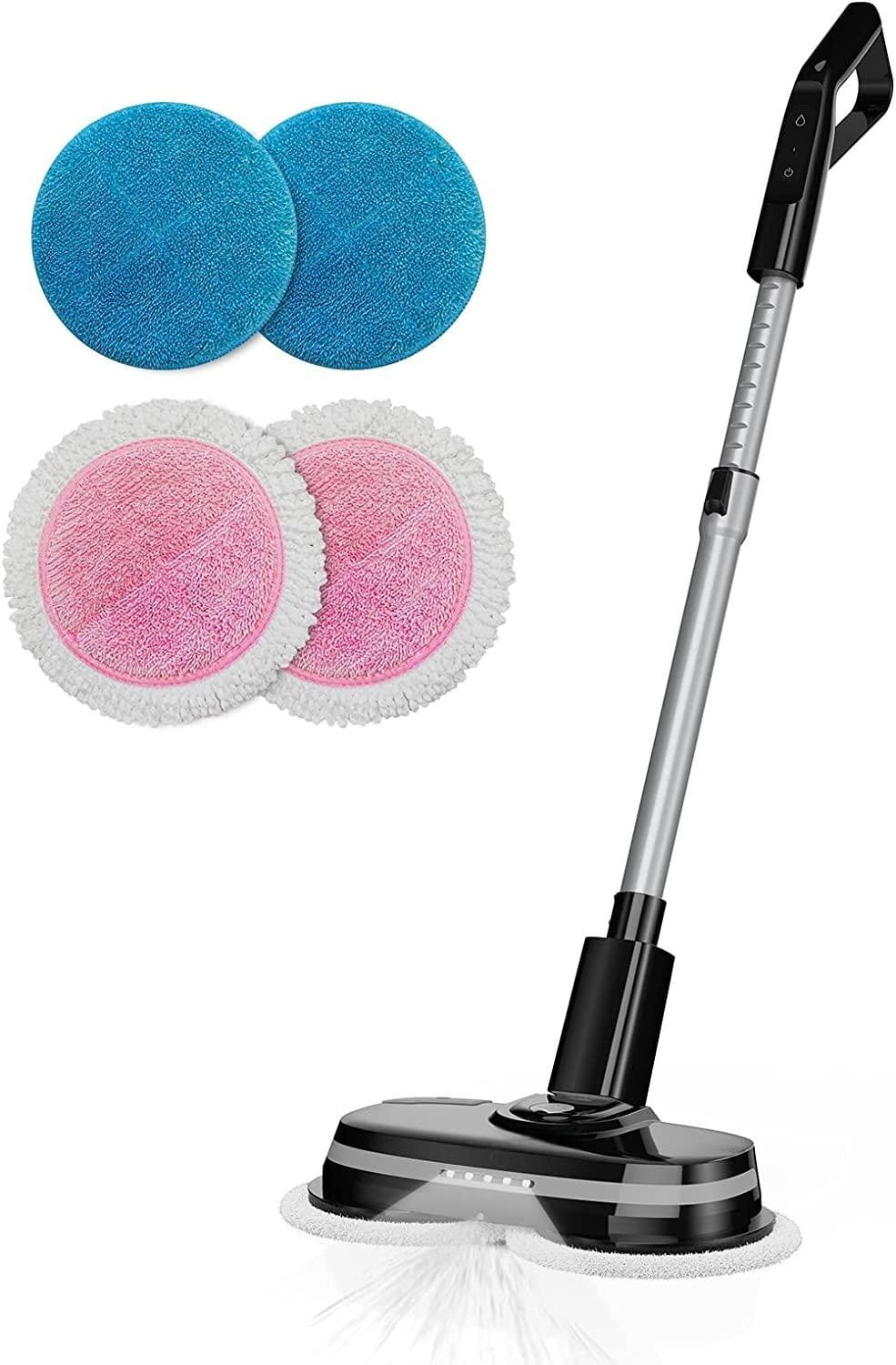 MOPA580 Cordless Electric Mop with LED Headlight & Sprayer, Spin Floor
