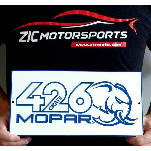 MOPAR Hellephant Crate 426 Motor Steel Sign
