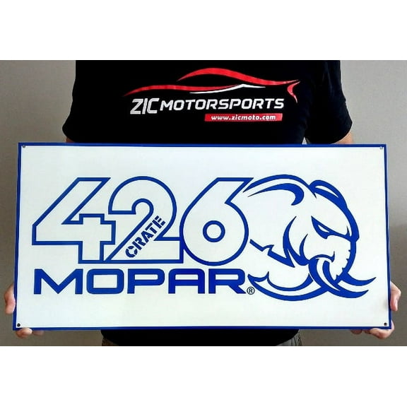 MOPAR Hellephant Crate 426 Motor Steel Sign