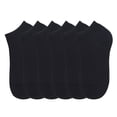 thumbnail image 1 of MOPAS Low Cut Plain Spandex Socks (6 Pairs-Black), 1 of 2