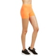 thumbnail image 1 of MOPAS Women's Ribbed Waistband 10" Hot Short Plain Leggings, 1 of 4