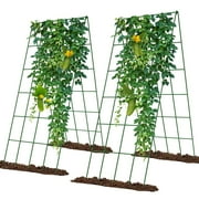 MOPHOTO Garden Arch Trellis for Climbing Plants, 87'' H Large Garden Trellis OutdoorMetal Plant Support Trellis Archway Arbor Tunnel Trellis for Vegetables Plant Cucumber Trellis Decoration