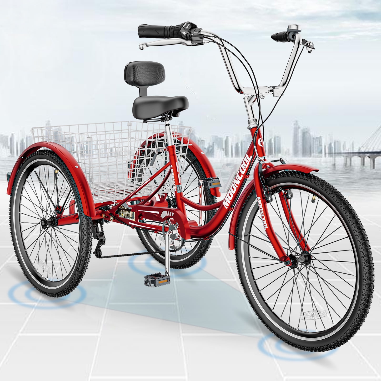 7 speed 3 clearance wheel bike