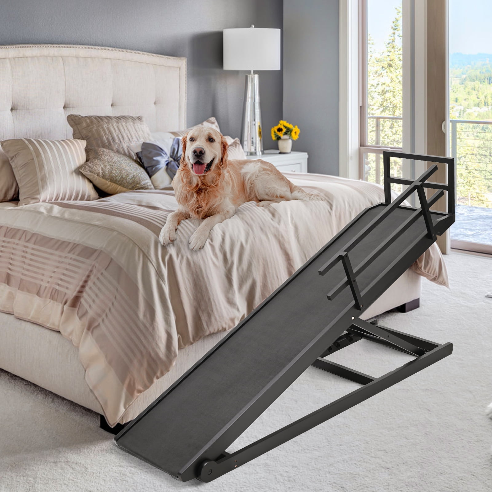MOPHOTO Adjustable Pet Ramp, 63