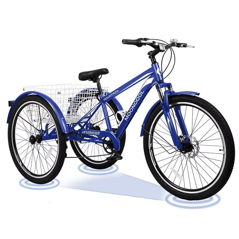 MOPHOTO Speed Adult Tricycle for Seniors with