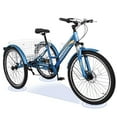 thumbnail image 1 of MOPHOTO 7 Speed 26in Adult Tricycle for Adult with Big Basket, Exercise Men's Women's Bicycle, 3 Wheel Cruiser Bike Tricycle Adjustable Seat Post, Disc Brakes, Safe and Durable Mountain Trikes, 1 of 11
