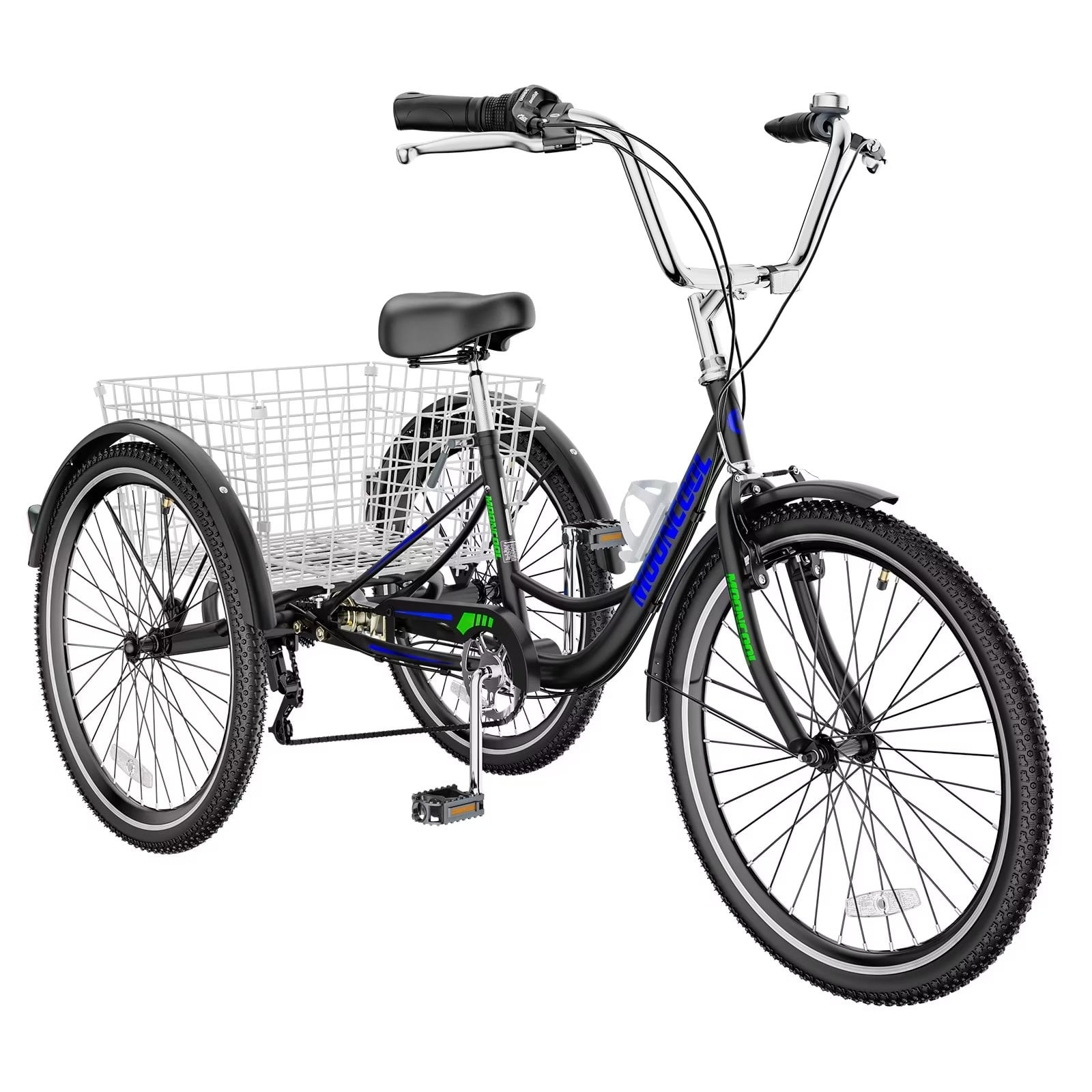 MOPHOTO 7 Speed Adult Tricycle 20 inch, Trikes for Adults, Adult