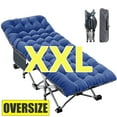 thumbnail image 1 of MOPHOTO XXL Oversized 78" Portable Heavy Duty Camping Cot for Adults, Rollaway Guest Bed Sleeping Cot with Mattress, Outdoor Folding Bed with Carry Bag, 1 of 14
