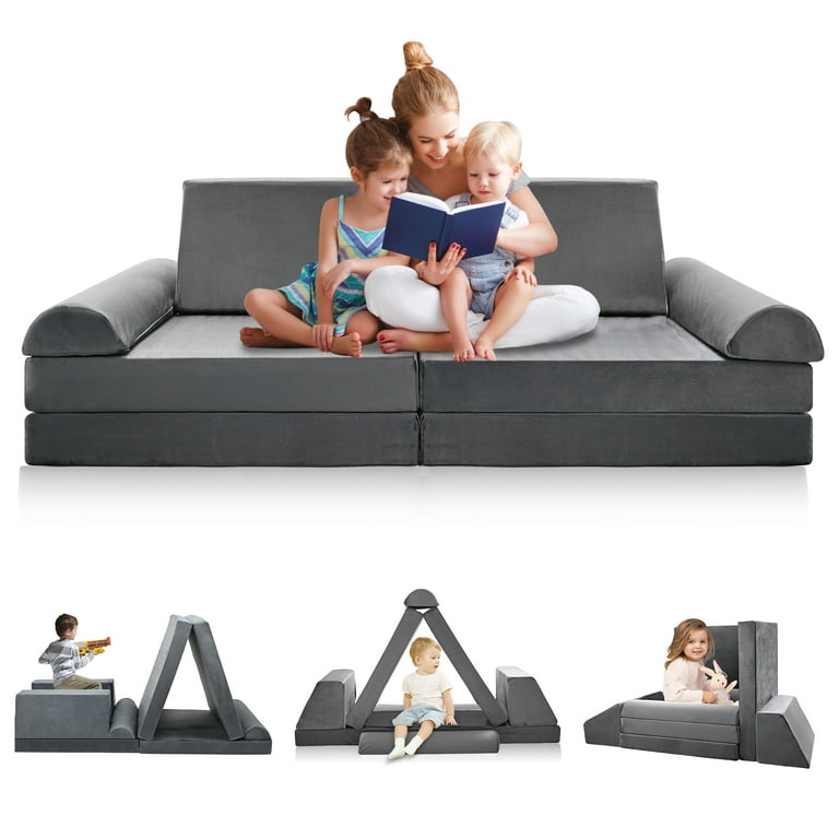 Amazon Kids Fold Out Sofa Bed MOPHOTO 8PCS Modular Kids