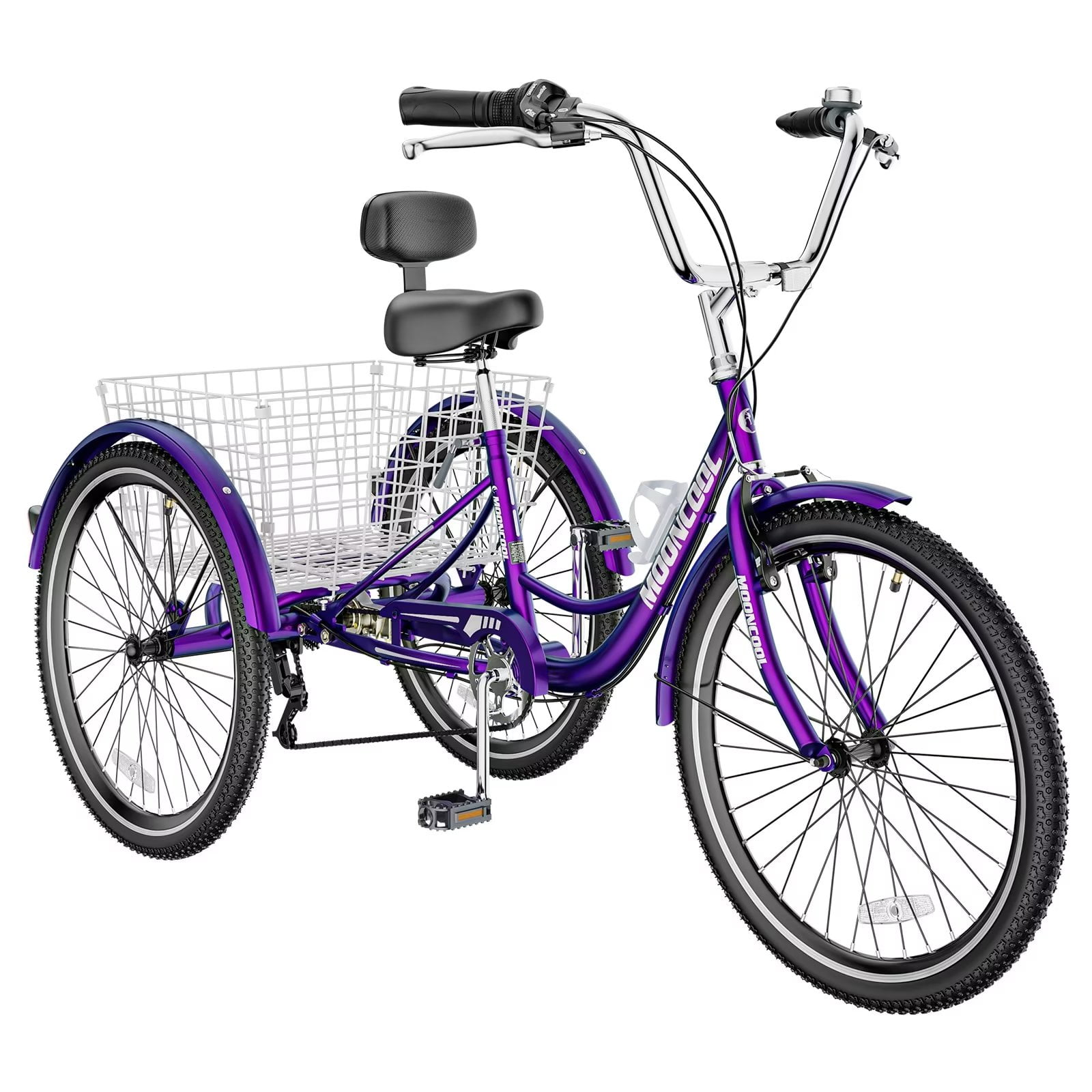 3 wheel bicycles for seniors Knus KT03 26" Adult Tricycle twist shifters and the derailleur 3 Wheel Electric Bikes For
