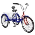 thumbnail image 1 of MOPHOTO Adult Tricycles 3 Wheel 7 Speed Trikes, 26 inch with Big Basket for Shopping, Picnics Exercise Men's Women's Cruiser Bike, 1 of 8