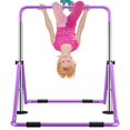 thumbnail image 1 of MOPHOTO Expandable Gymnastics Bars, Adjustable Height Gymnastic Horizontal Bars, Junior Training Kip Bar Gymnastics Equipment for Home, Folding Training Monkey Bars for Kid, Child, Girls, Boys, 1 of 7