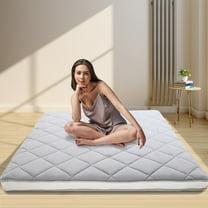 MOPHOTO Floor Mattress with Storage Bag, Full Size, Japanese Futon Mattress Extra Thick