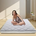 thumbnail image 1 of MOPHOTO Floor Mattress with Storage Bag Japanese Futon Mattress Extra Thick Folding Sleeping Pad Futon Mattress Portable Camping Mattress, Full Size, 1 of 7
