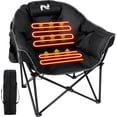 thumbnail image 1 of MOPHOTO Heated Camping Chair with Headrest Pad,Oversized Heated Chair Outdoor Sports,Heated Camp Chair Seat Supports 500 lbs,Heating Folding Chair for Camping,Patio,Picnic, 1 of 8