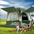 thumbnail image 1 of MOPHOTO SUV Tents for Camping 4 People, PU 3000mm Waterproof SUV Tent Attachment Tailgate Tent for Car Jeep Van, Spacious Space 8.2'L x 8.2'W x 7.2'H with 2 Awnings & Double Door, 1 of 9