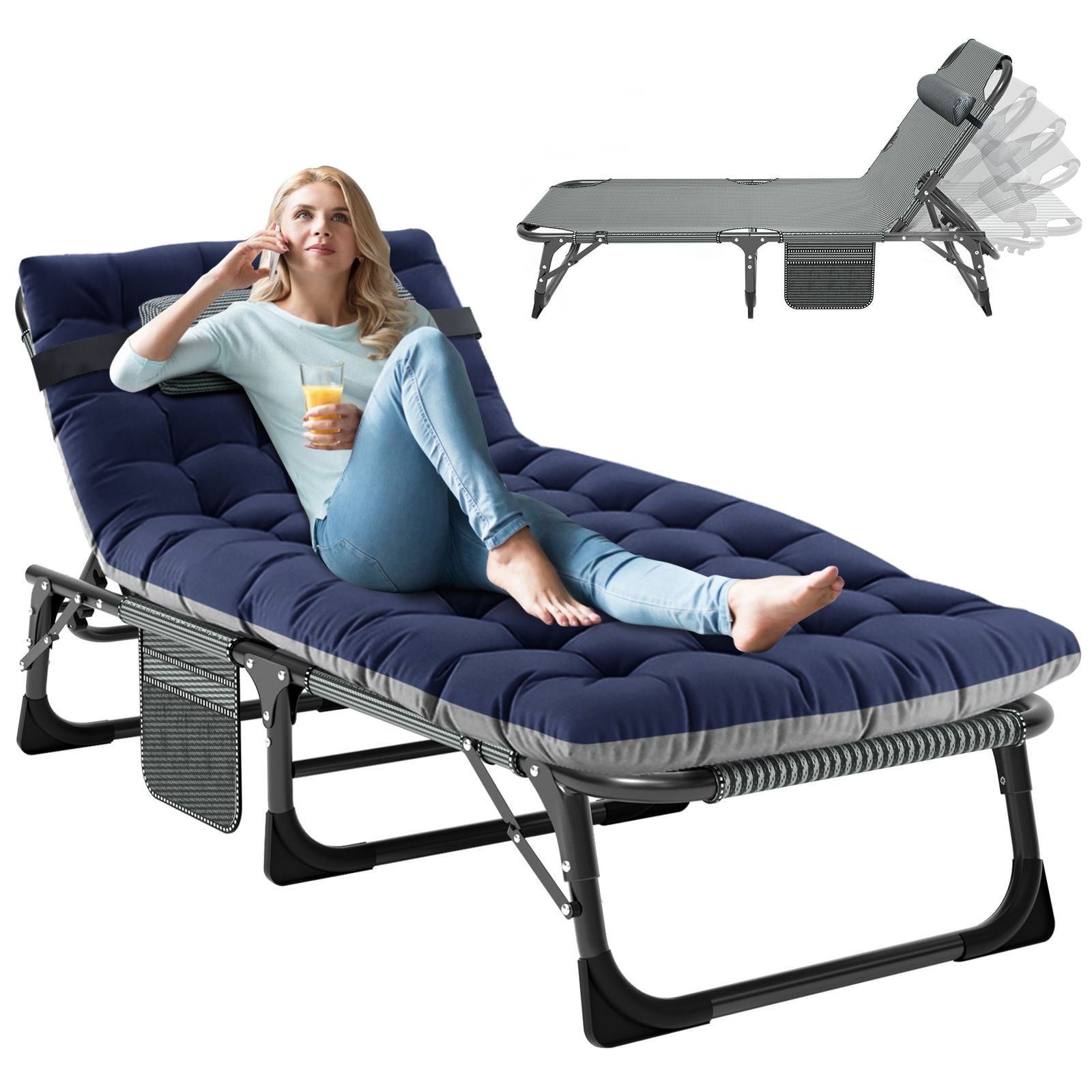 Folding chaise 2024 lounge indoor