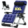 thumbnail image 1 of MOPHOTO Oversized Zero Gravity Chair Support 440bls, 24In XL Lawn Recliner, Reclining Patio Lounger Chair, Folding Portable Chaise with Detachable Soft Cushion, Cup Holder, Headrest, 1 of 9