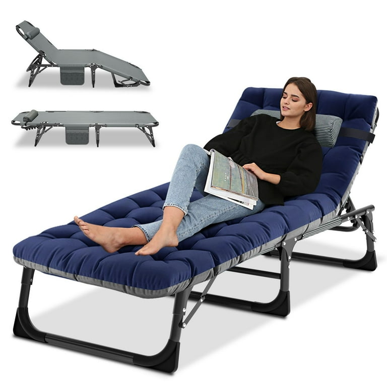 Camping reclining lounge chair hot sale