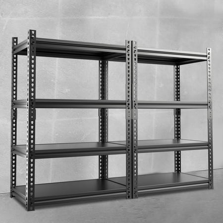 MOPHOTO Storage Shelf 1600 LBS Capacity, Adjustable Height Heavy Duty Storage Rack, Garage Shelving, 32" W x 16" D x 63" H, 2 Pack