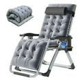 thumbnail image 1 of MOPHOTO Zero Gravity Chair Folding Outdoor Patio Recliner with Detachable Cushion,Cup Holder,Headrest,26"D x 20"W x 45"H, 1 of 12