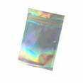 thumbnail image 1 of MOPOOR 100PCS Resealable Ziplock Bags Aluminum Foil Pouch for Party Food Storage,Resealable Clear Ziplock Smell Proof Pouch Aluminum Foil Zip Lock Bulk Food Storage Bag, Plastic Aluminum Material, 1 of 3