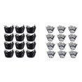 thumbnail image 1 of MOPOOR 12 PCS Halloween Spider Web Witch Castle Pattern Hollow Paper Cup DIY Cake Decor,Halloween Cupcake Wrappers,Spider Web Cupcake Wrapper,Halloween Party Decorations Supplies, 1 of 2