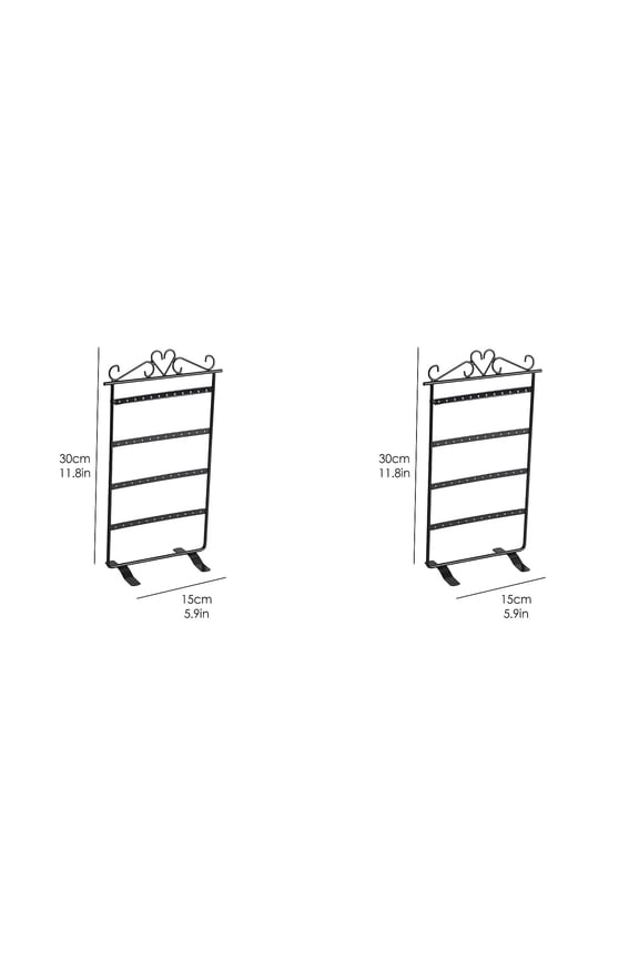 2 PCS Home Creative Hanging Jewelry Gift Display Stand Holder Earrings Storage Rack,Stands Earring Storage Earring tree Hanger Jewelry Towers Rack